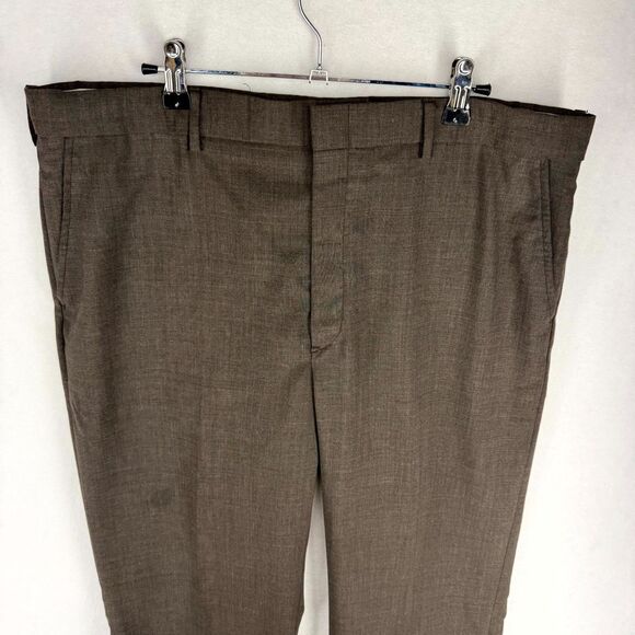 Palo Savino Wool Blend Dress Pants Bremen Trousers Mens Size 37‎ Reg Cut - Picture 5 of 12